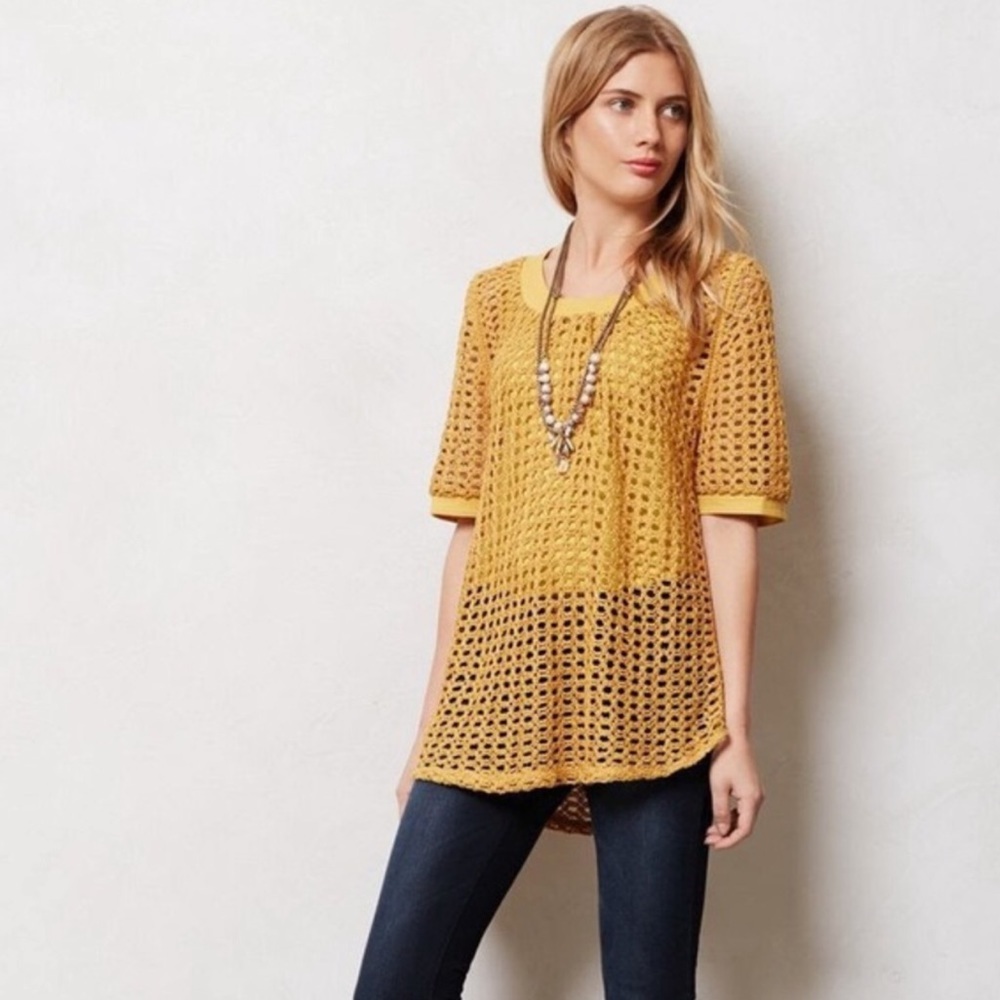 Anthropologie Angel of the North Senoia Knit Top